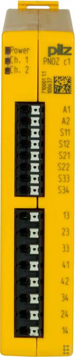 Produktbild Pilz 710001 PNOZ c1 24VDC 3n/o 1n/c