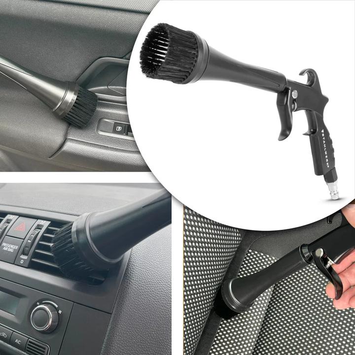 Actual product image Stahlwerk Trockenreinigungspistole, Kfz-Ausblaspistole mit 5 Wechseldüsen und Tornado-Effekt