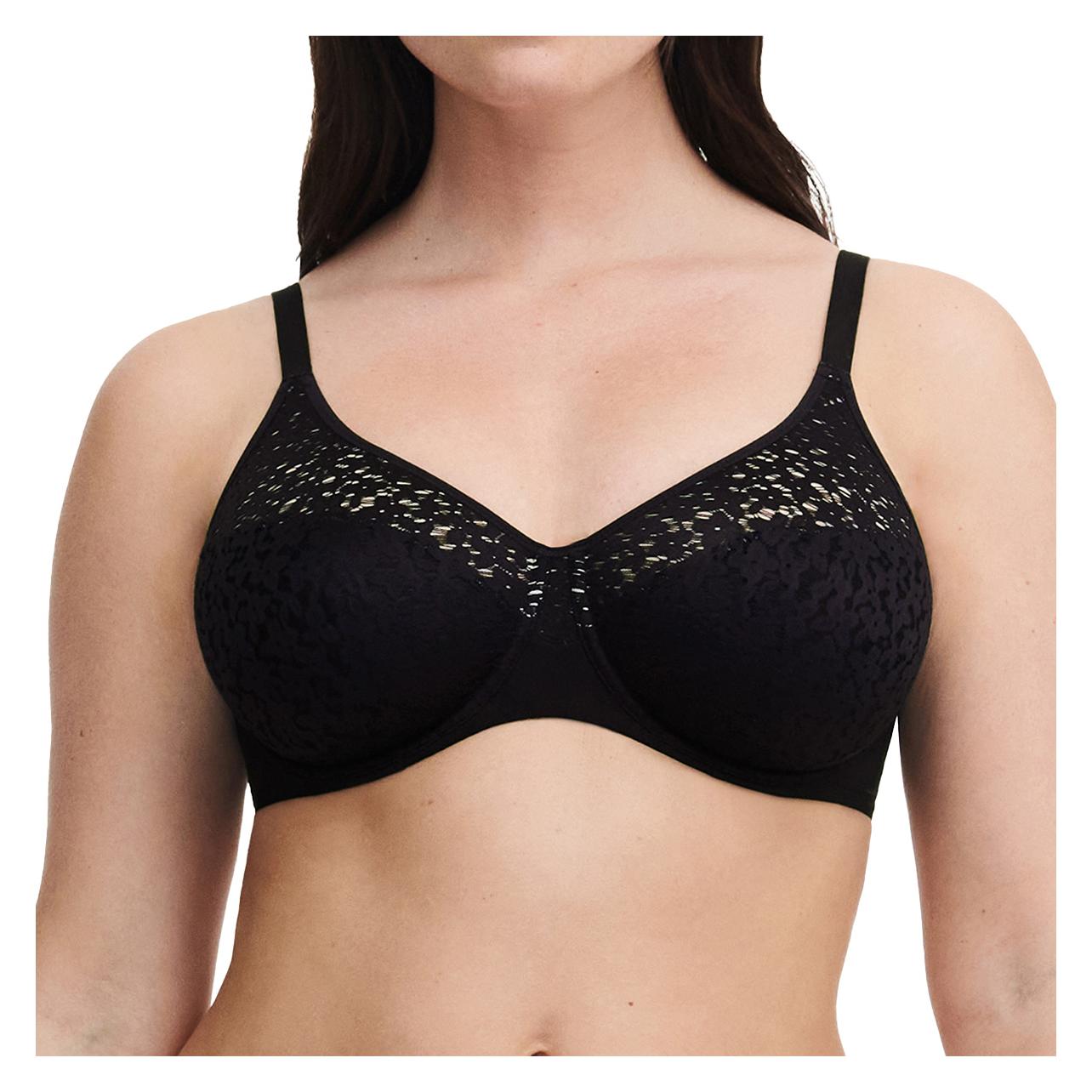 Chantelle, Bh's, Easy Feel Norah Beugelbeha, Zwart, (Een Eenheid Per Verpakking, 75 G)