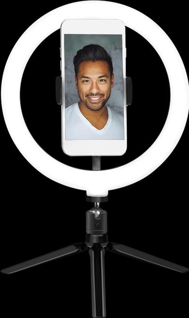 Actual product image LogiLink Smartphone ring light (Ring light)