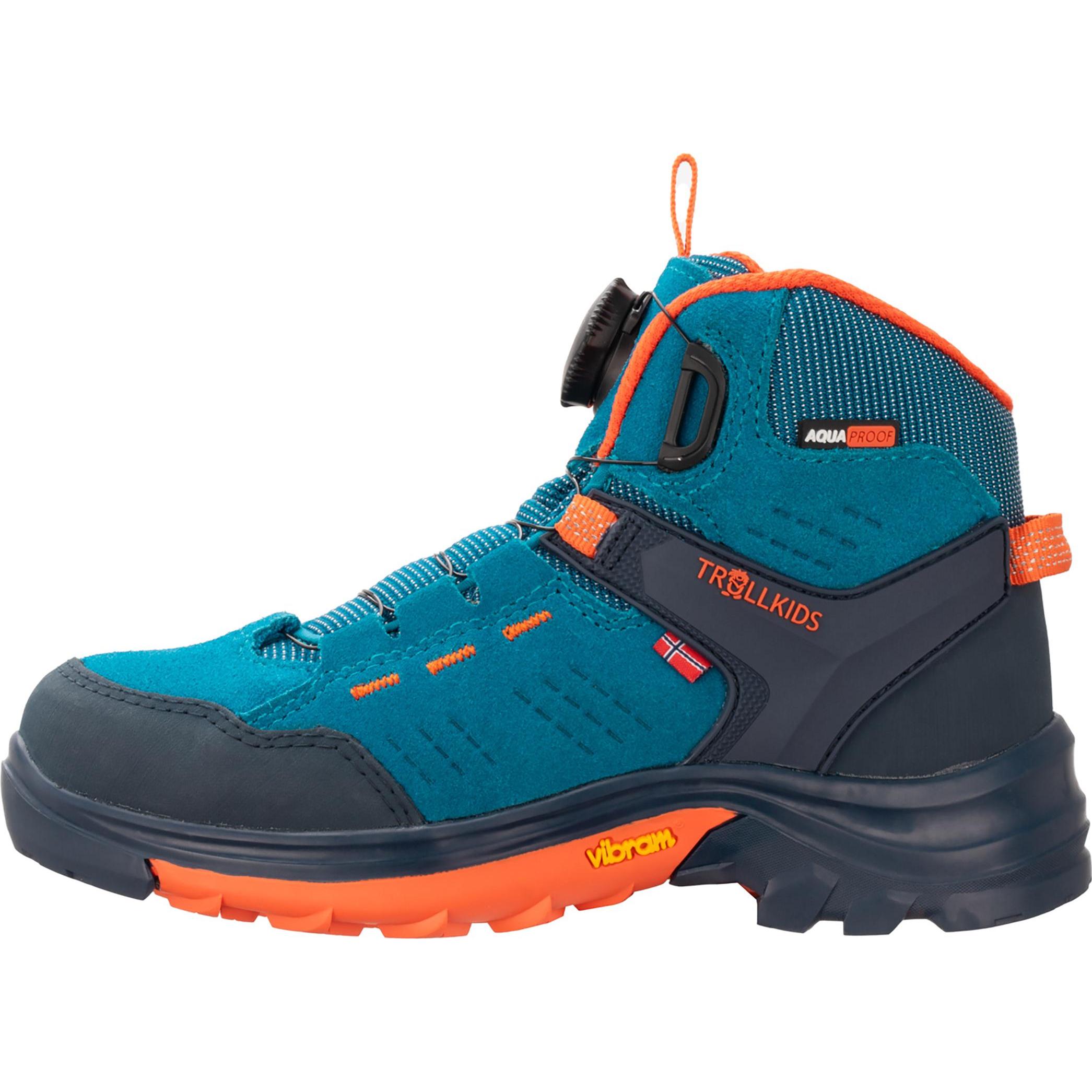 Thumbnail - Trollkids, Unisex, Wanderschuhe, Kid's Gjende Hiker Mid (35), Blau