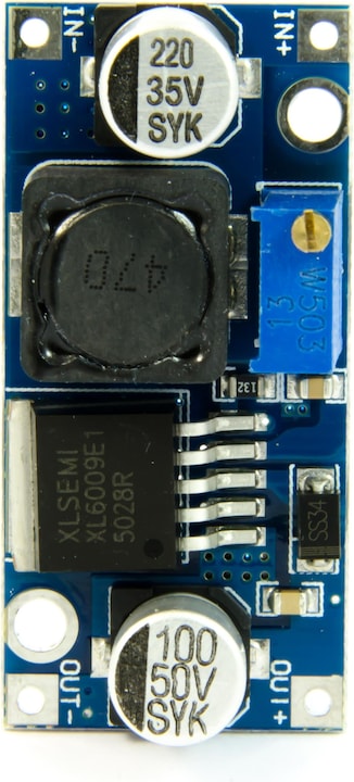 Actual product image Purecrea XL6009 Switching regulator DC-DC Step-UP (step-up converter)