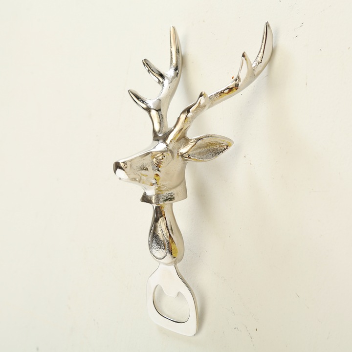 Image du produit Boltze Home Ouvre-bouteille cerf, argent