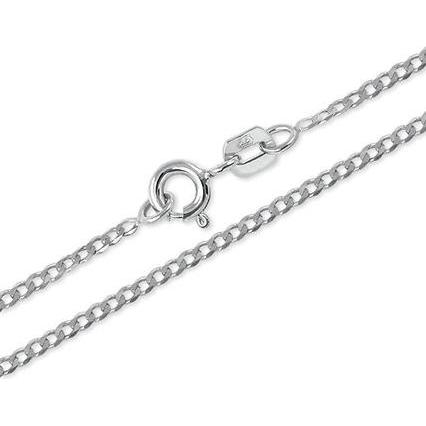Brilio, Halsschmuck, Original white gold chain Pancer 45 cm 271 115 00203 07