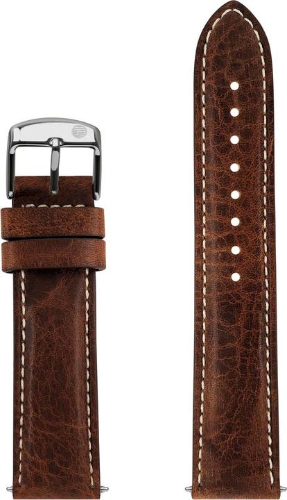 Zeppelin Lederarmband braun 22 mm