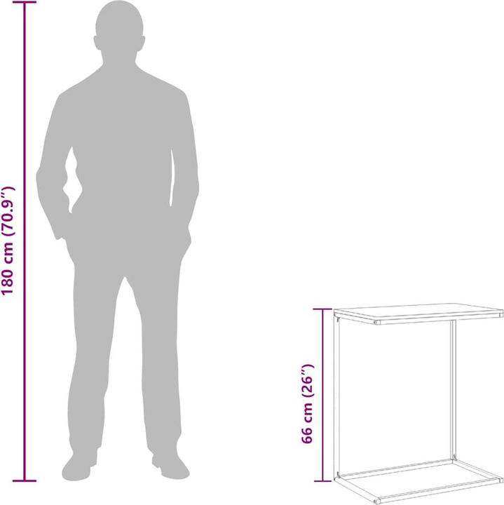 Image du produit vidaXL Couchtisch (35 x 55 x 66 cm)