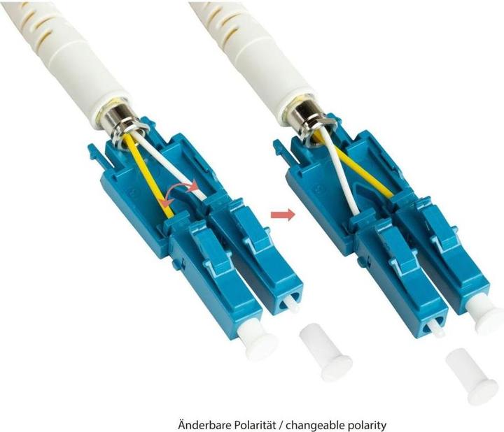 Produktbild Varia SO-37945 - Patchkabel LWL Duplex OS2 (Singlemode, 9125) LCLC, UNIBOOT, LSZH, 15m (15 m)