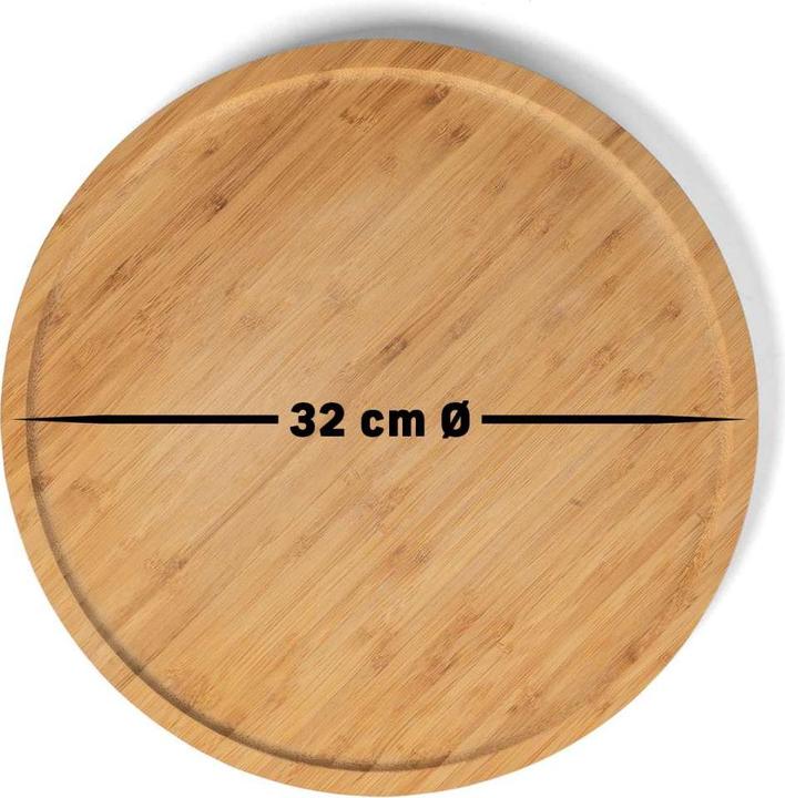 Image du produit Fumosa Pizza-Servierteller aus Bambus, 2er-Set