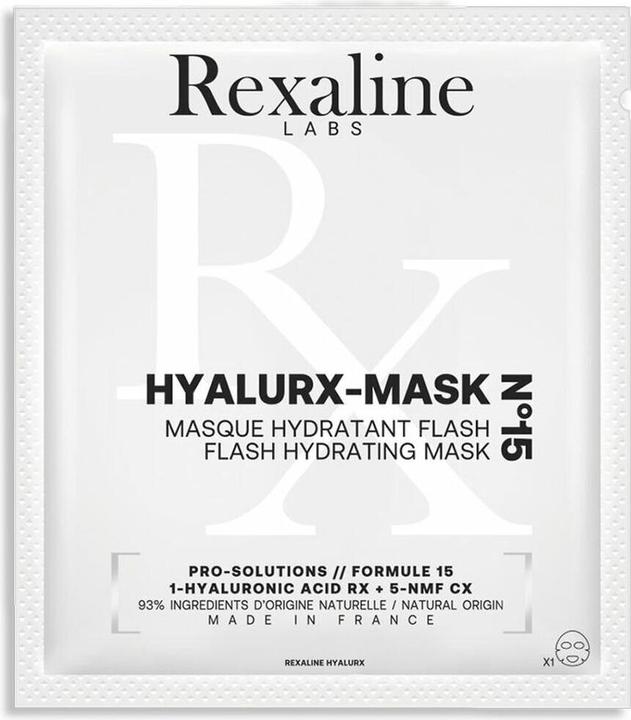 Actual product image Rexaline Plate mask for immediate hydration Hyalurx (Flash Hydra ting Mask) 20 ml (20 ml)