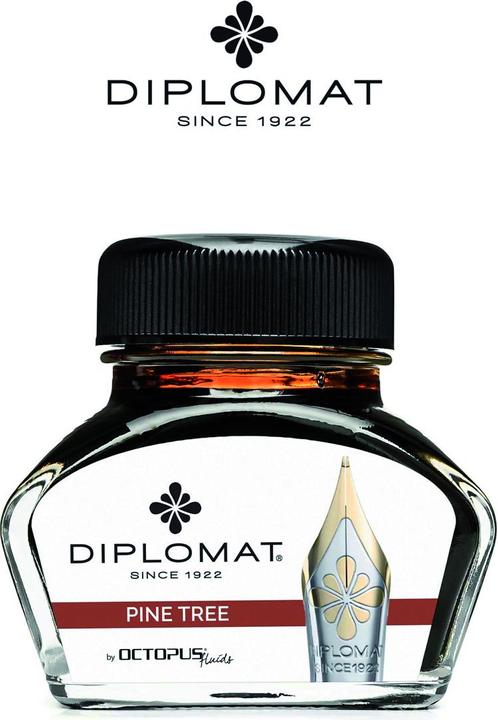 Produktbild Diplomat Tintenglas Pinie Braun 30ml (Nachfülleinheit)