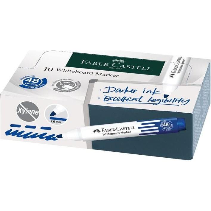 Faber-Castell, Evidenziatori, Faber Castell Confezione 10 Marker per Lavagna (1 x)