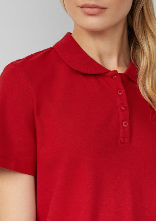 Produktbild S.Oliver Polo-Shirt Verkürztes Poloshirt aus Baumwollpiqué (42)