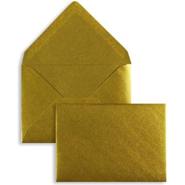Blanke, Briefumschlag, Briefumschläge 81x114mm (DIN C7) 100g/qm gummiert VE=100 Stück gold (100 x)