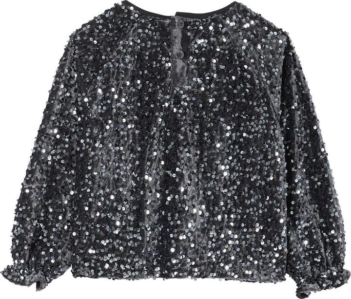 Immagine prodotto Vertbaudet Weihnachts-Bluse Mädchen mit Pailletten (128)
