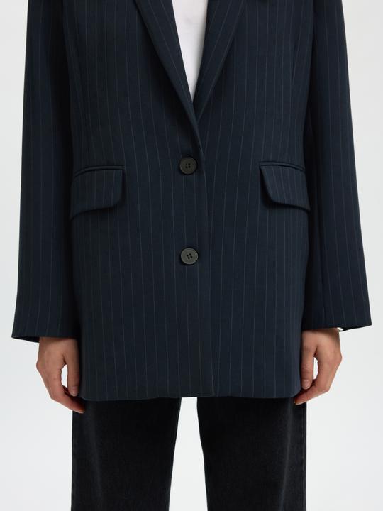 Produktbild Selected Slfrita Ls Relaxed Blazer Pin Stri Noos (38)