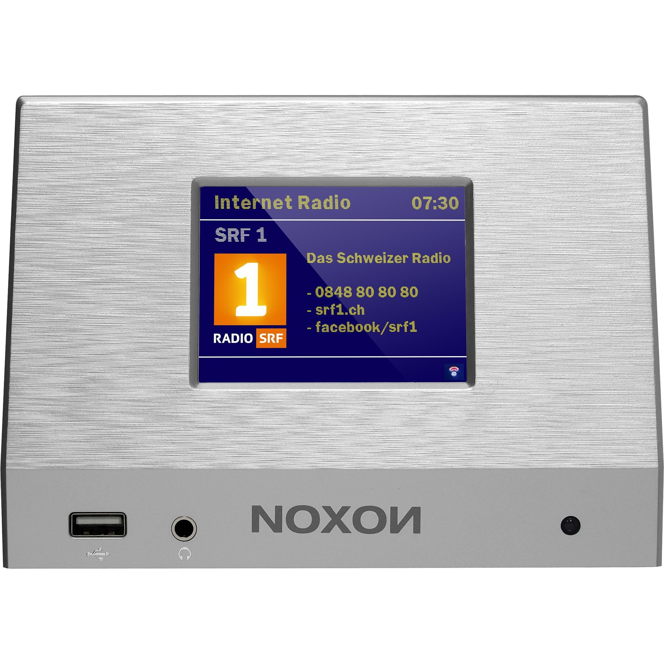 Thumbnail - Noxon A120+ (Radio Tuner), HiFi Komponente, Grau, Schwarz, Silber