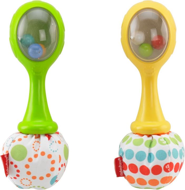Image du produit Fisher-Price Mes Premières Maracas - Instrument de Musique Bébé - 3 mois et +