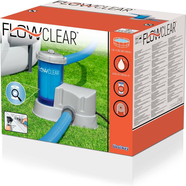 Produktbild Bestway PUMPE Filter für Pool 5678 l/h