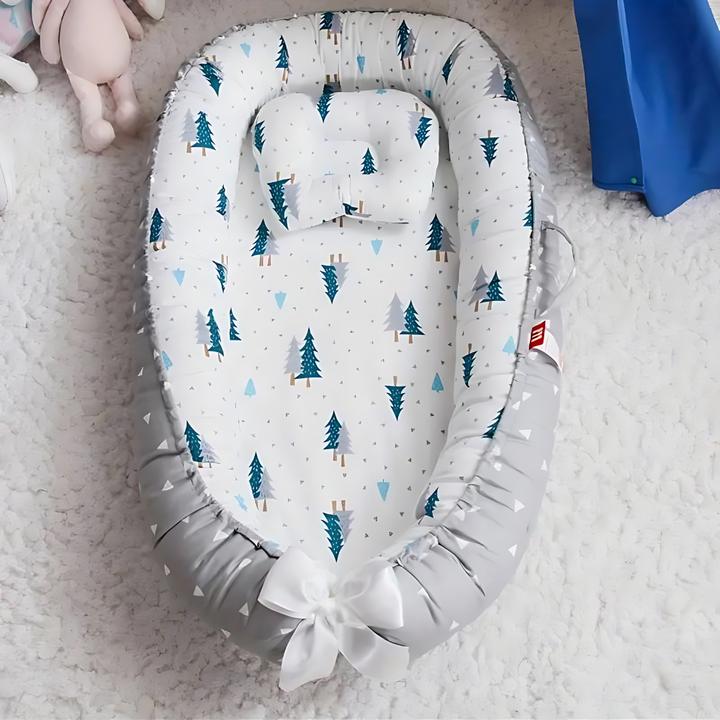 Image du produit Milkii Nid douillet pour bébé avec coussin amovible, arc-en-ciel