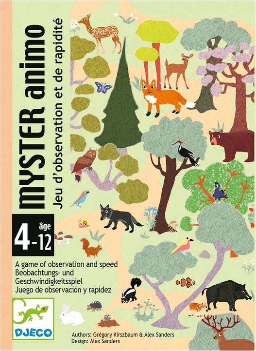 Actual product image Djeco Card game Myster animo (mult) (Multilingual)