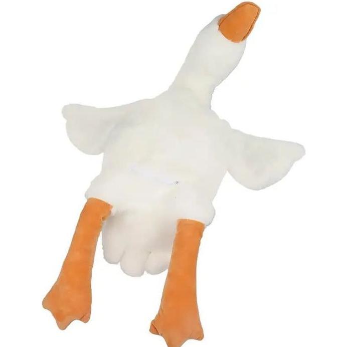 Kiddyz Toys Stuffed Goose Plush 50cm Soft Animal Pillow in Flat Pose Cute Decorative Toy (50 cm)