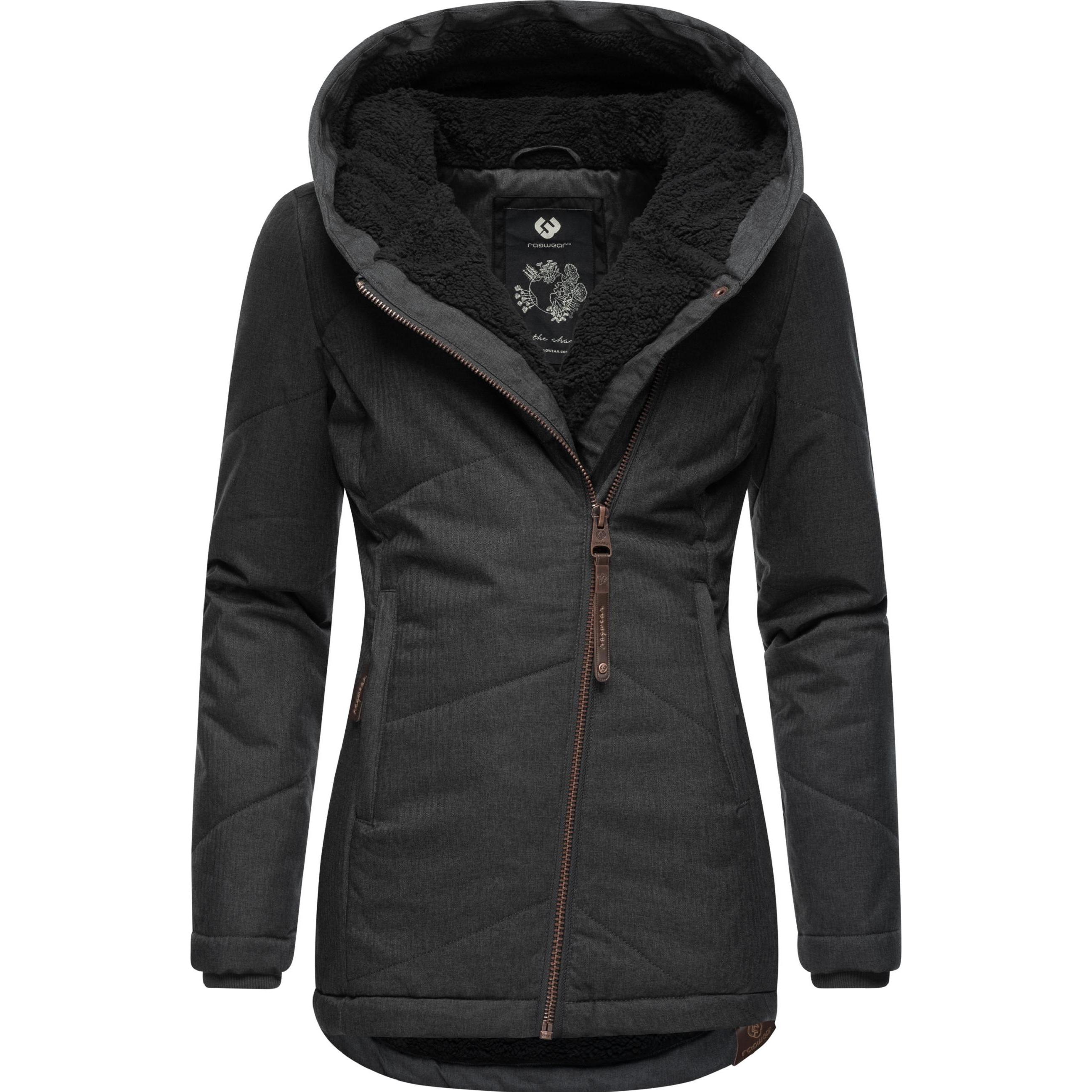 Ragwear, Damen, Jacke, Gordon (XL), Schwarz, XL