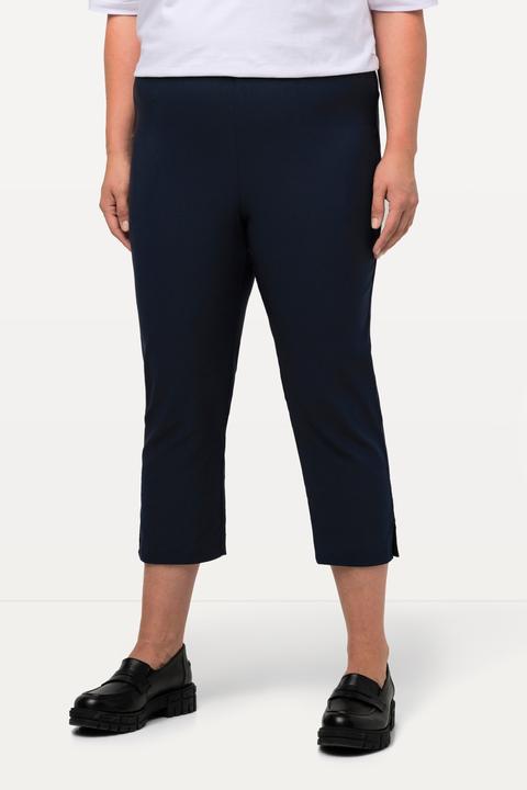Immagine prodotto Ulla Popken Pantaloni di bengalina elasticizzata, lunghi fino al polpaccio, con cintura elastica (58)