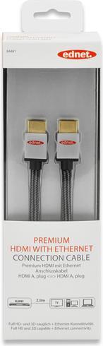 Actual product image ednet HDMI (Typ A) — HDMI (Typ A) (2 m, HDMI)