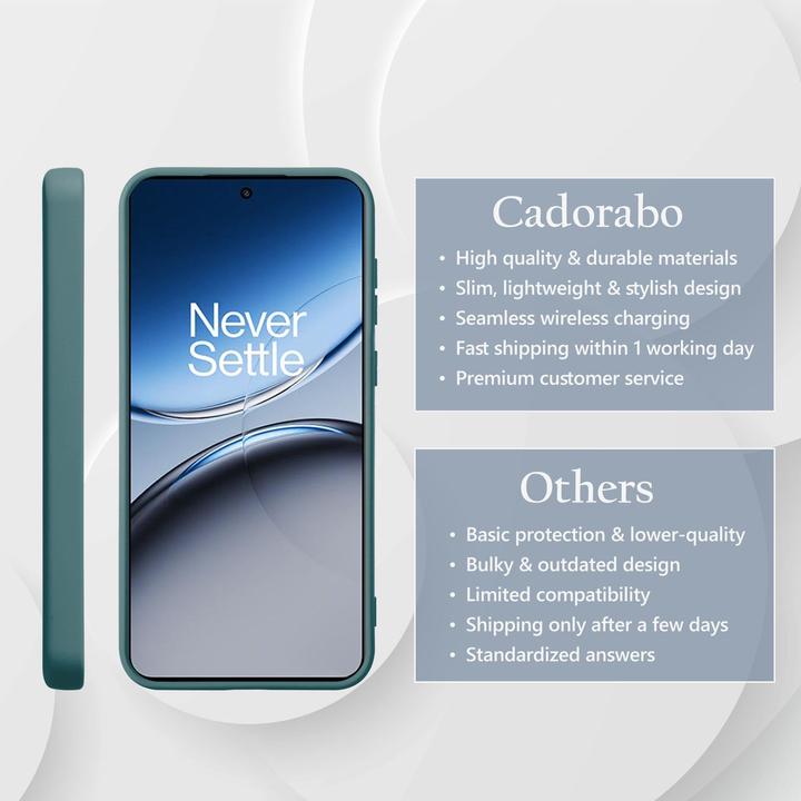 Actual product image Cadorabo Case for OnePlus Nord 4 TPU Liquid Silicone Cover (OnePlus Nord 4)