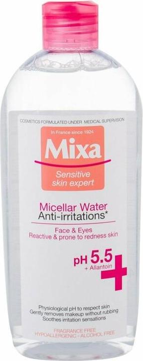 Actual product image Mixa Anti-Irritation (Micelle water, 400 ml)
