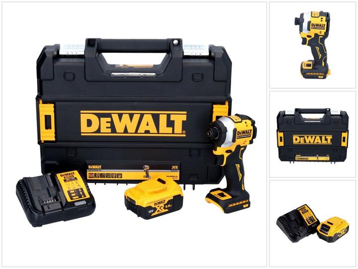 Produktbild DeWalt DCF 850 P1 Akku Schlagschrauber 18 V 205 Nm 1/4" Brushless + 1x Akku 5,0 Ah + Ladegerät + TST