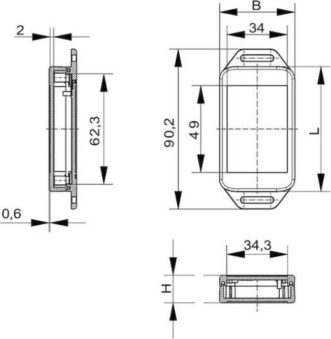Produktbild Bopla BL 704020 WL2 (Gehäuse)