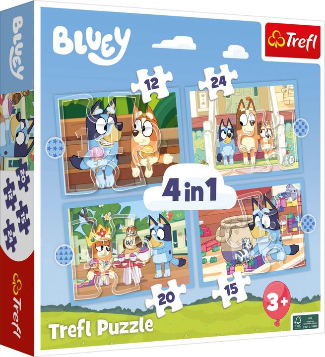 Actual product image Trefl Bluey 4in1 (12 pieces)