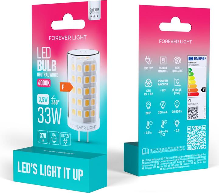 Image du produit Forever Light LED Bulb G4 (G4, 370 lm, 1x)