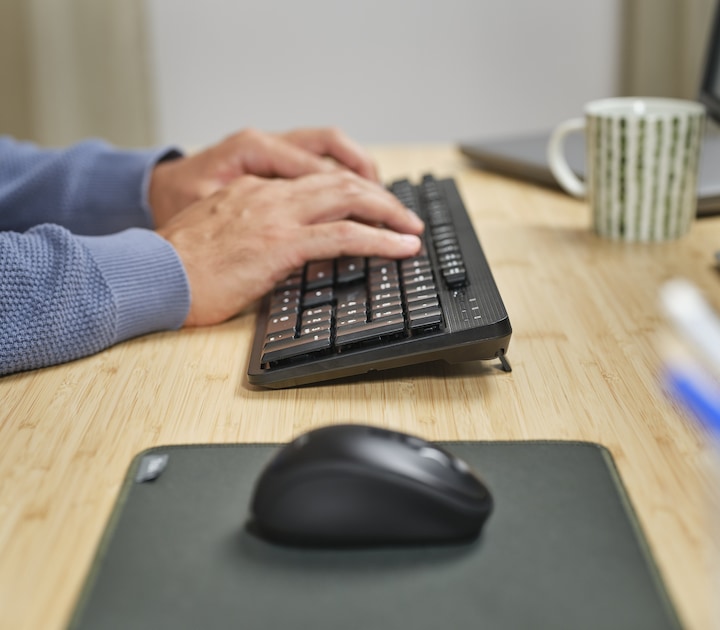 Produktbild Trust Ody Ii Wl Keyboard Mouse Blk D (DE, Kabellos)