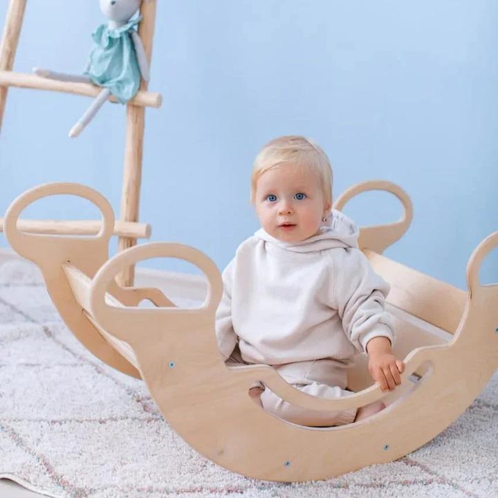 Produktbild Montessori Balancewippe/Rocker Schaukel - Naturale