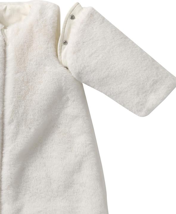 Immagine prodotto Envie de Fraise Sacco a pelo invernale per bambini con maniche in pelliccia sintetica rimovibili TOG 2.5 (68 cm, Invernale)