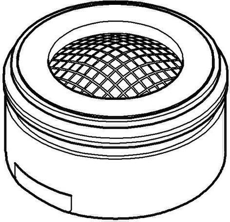 Actual product image Grohe Mousseur 30 l/min at 3 bar chrome