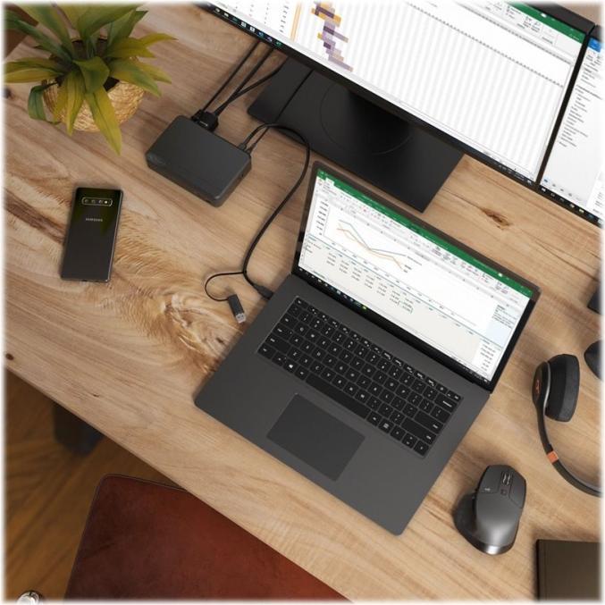 Image du produit Alogic Station d'accueil Universal Twin HD USB-C & USB-A (USB-A, USB-C, 10 ports)