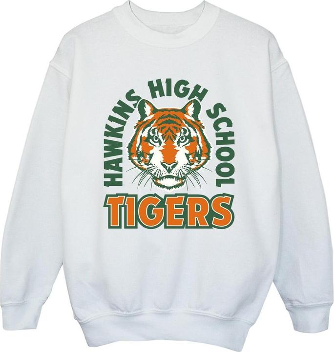 Produktbild Netflix Stranger Things Hawkins Arch Tiger Sweatshirt Mädchen (128)