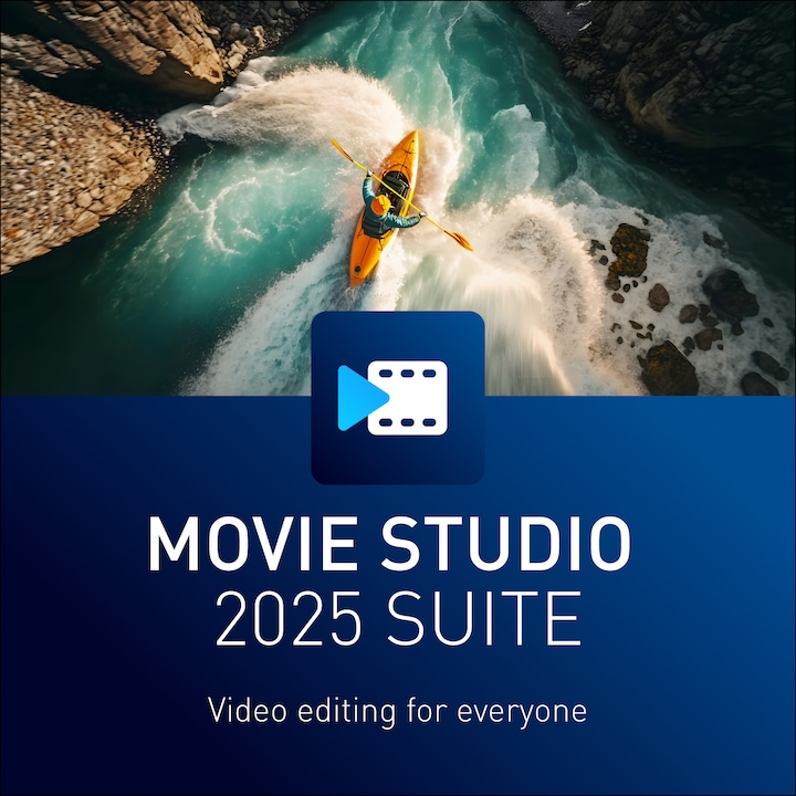 Actual product image Magix Your entry into video editing: Movie Studio 2025 Platinum. With more than 1,500 creative (1 User, 1 Devices/Users, unlimited)