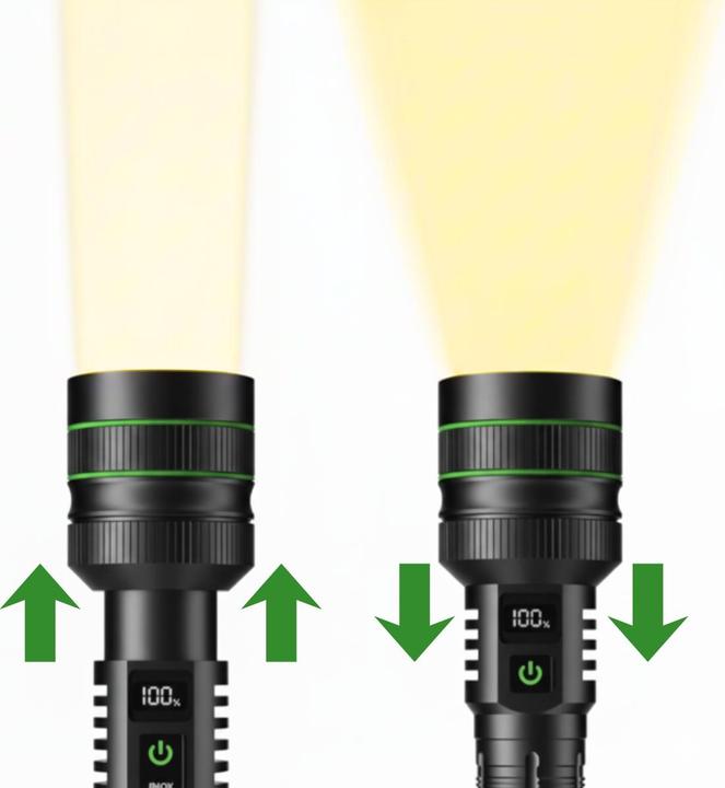 Produktbild Omada Taschenlampe 10000LM (18 cm, 10000 lm)