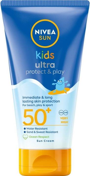 NIVEA Sun Kids Swim & Play Spf50+ Sun Lotion For Children 150Ml (Sonnenlotion, SPF 50+, 150 ml)