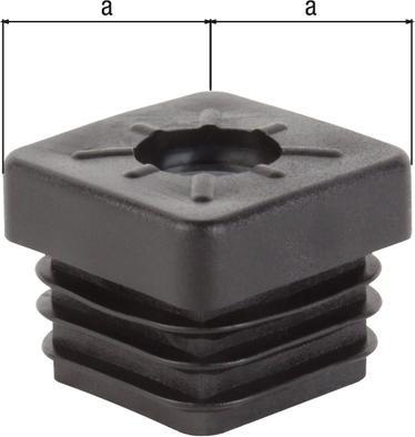 Produktbild Kaiserthal Gewindestopfen 25x25 mm Kunststoff mit Gewinde M8, 4 St.