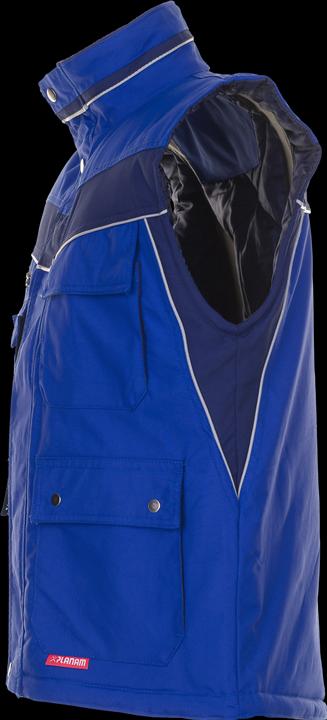 Actual product image Planam unisex winter waistcoat PLALINE cornflower blue, navy size S (S)