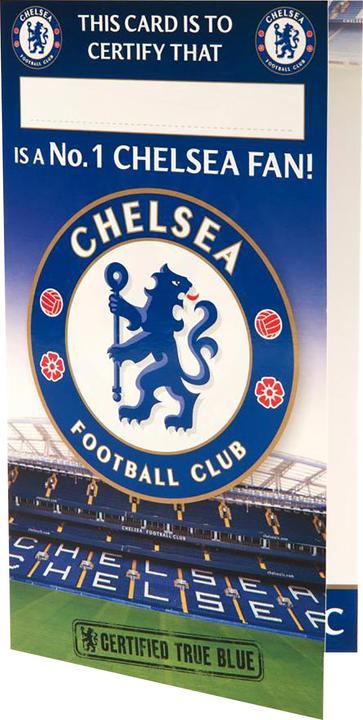 Produktbild Chelsea FC Geburtstagskarte No 1 Fan Karton