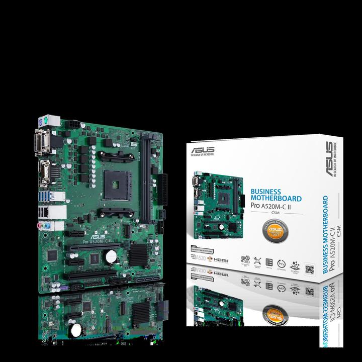Produktbild ASUS Pro A520M-C II/CSM (AM4, AMD A520, mATX)