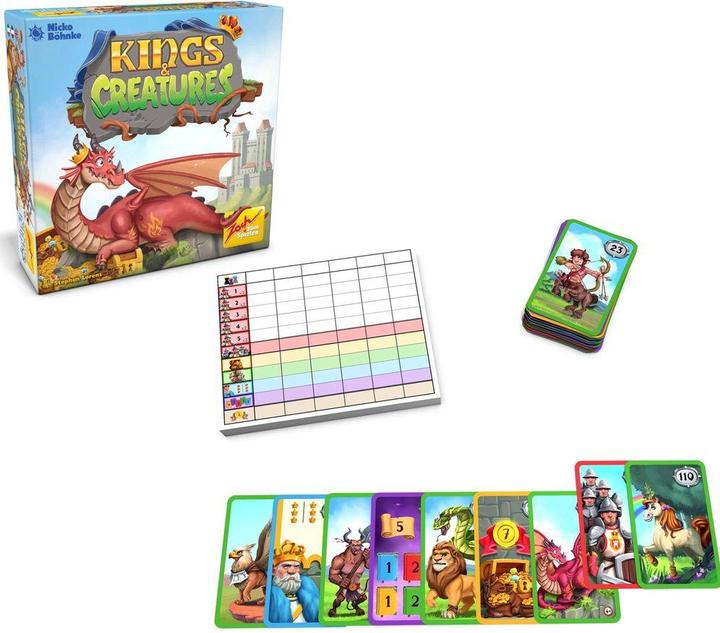 Actual product image Zoch Kings & Creatures (German, English, French, Italian)