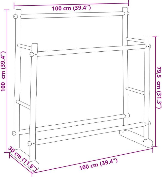 Actual product image vidaXL Kleiderständer