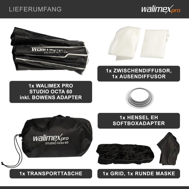 Produktbild Walimex pro Studio Octa 60 Hensel EH (Softbox, 60 cm)
